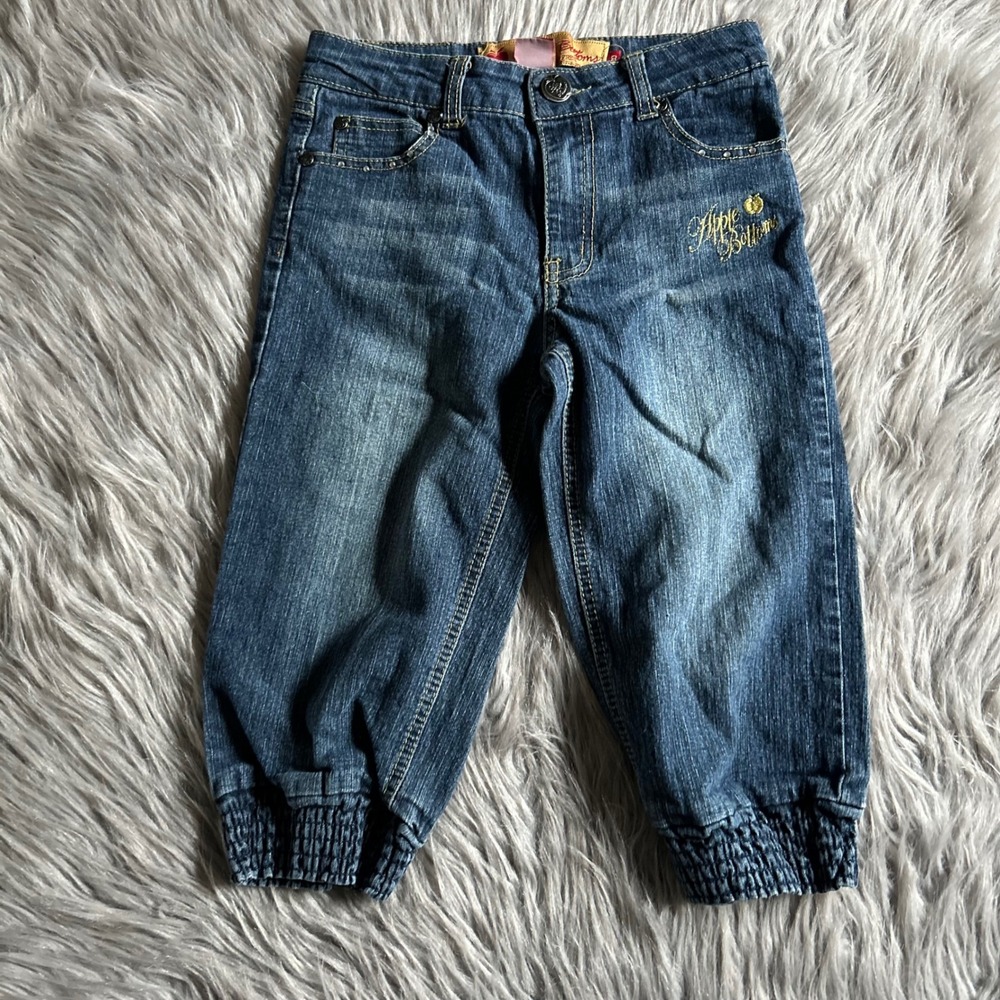 2011 Apple Bottoms Capri Jeans Girls‎ Size 8 Blue Demi Pants